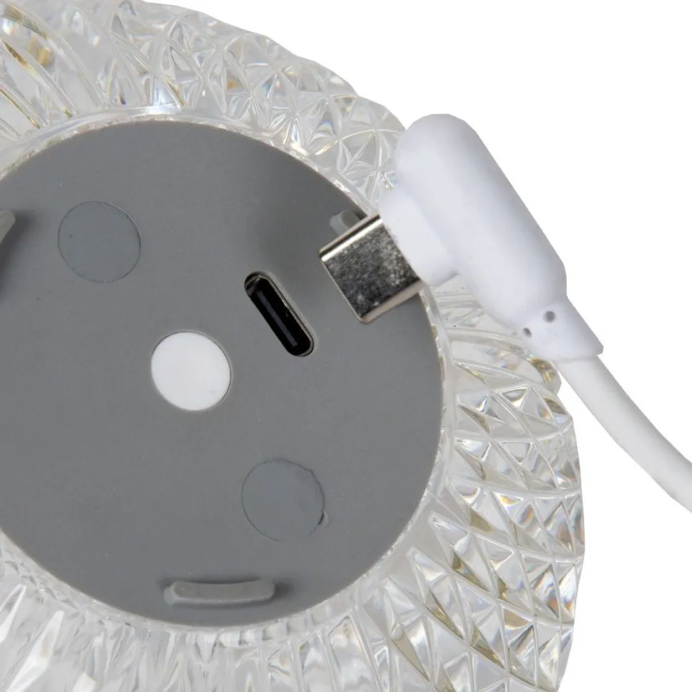 Pöytävalaisin Lucide Cintra Ø9cm, 3 Step himmennys, 1x1.5W/3000K, kirkas