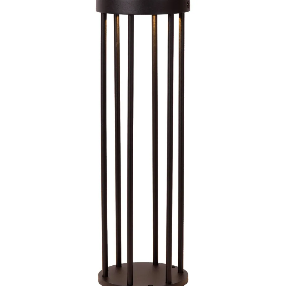 Pöytävalaisin Lucide Jackson, Ø16cm, IP65, 2W, musta