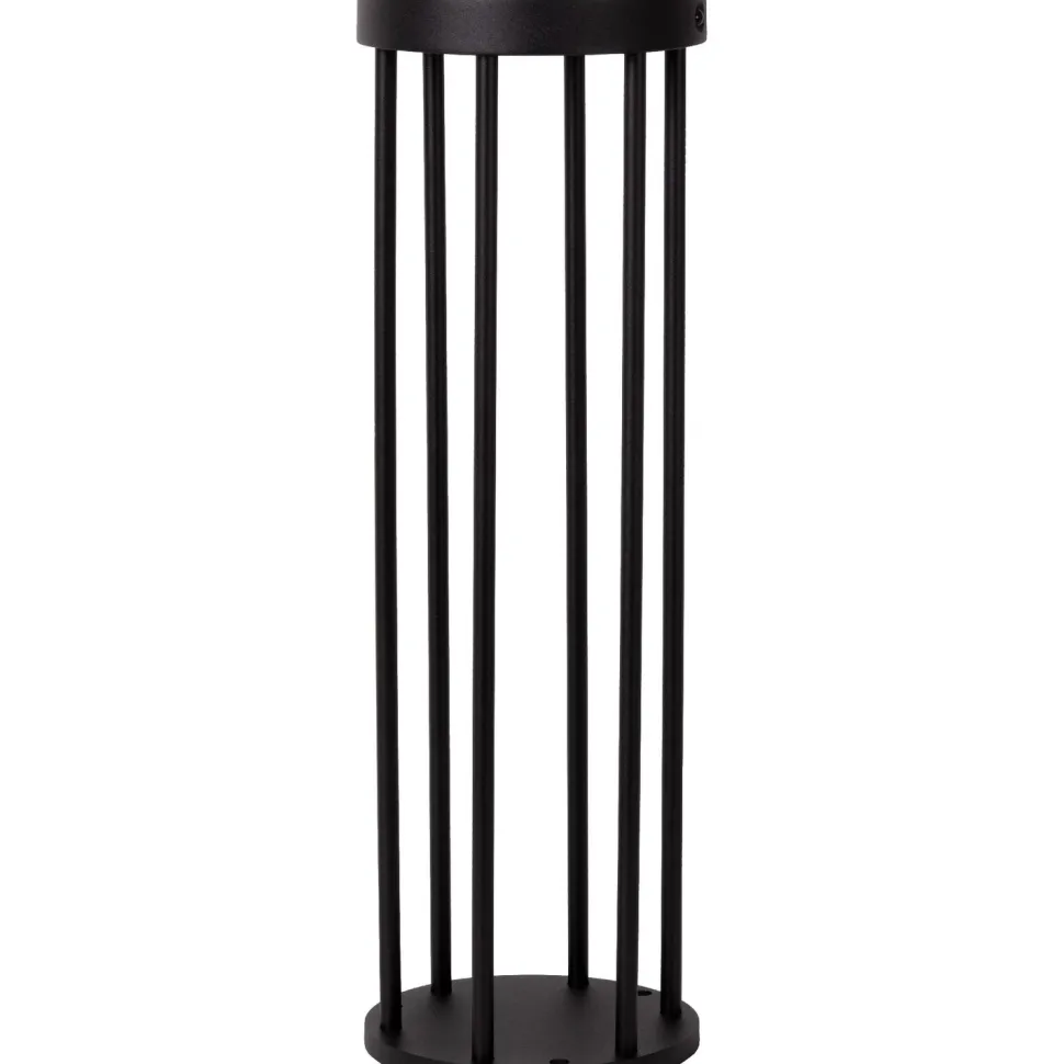 Pöytävalaisin Lucide Jackson, Ø16cm, IP65, 2W, musta