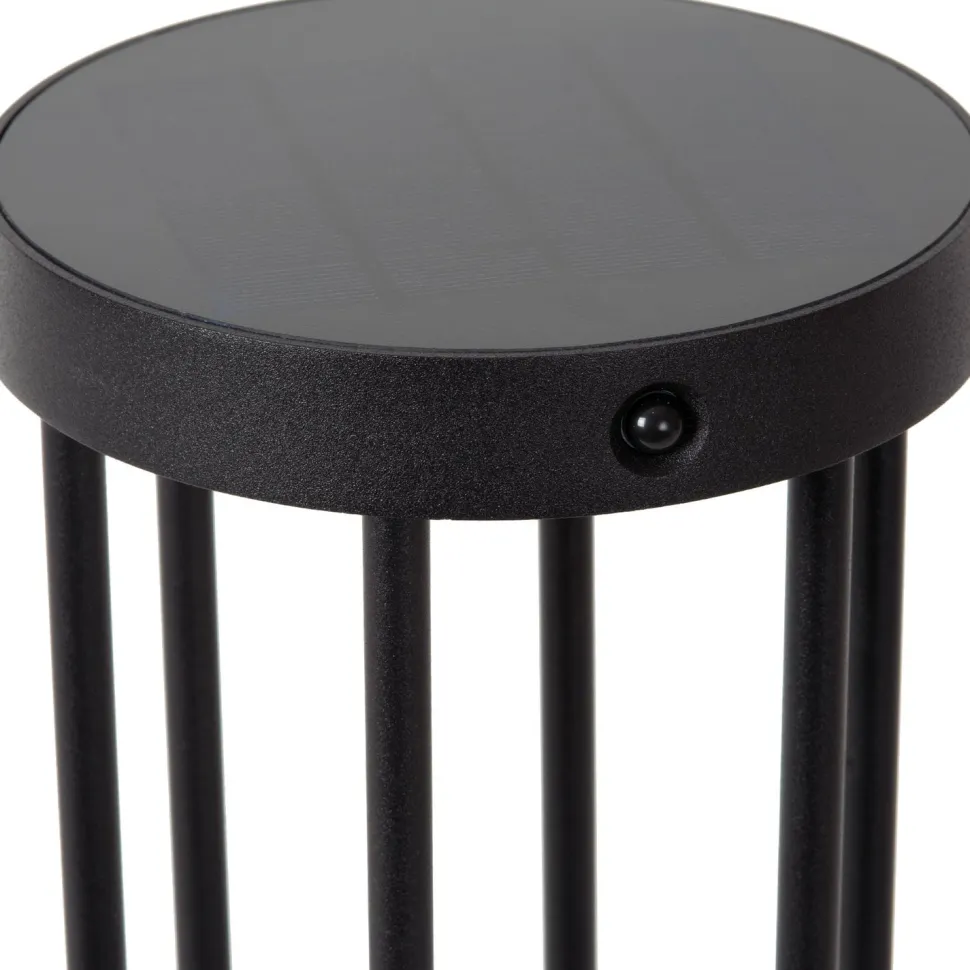 Pöytävalaisin Lucide Jackson, Ø16cm, IP65, 2W, musta