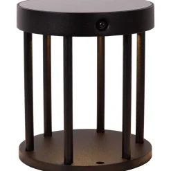Pöytävalaisin Lucide Jackson, Ø16cm, IP54, 2W, musta