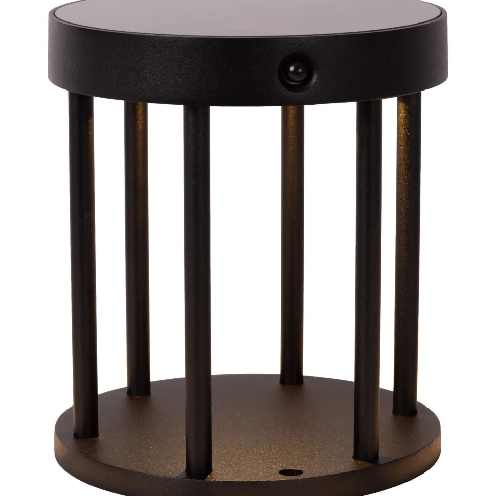 Pöytävalaisin Lucide Jackson, Ø16cm, IP54, 2W, musta