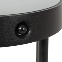 Pöytävalaisin Lucide Jackson, Ø16cm, IP54, 2W, musta