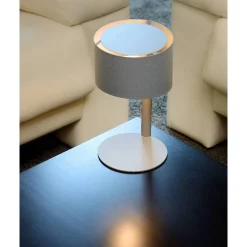 Pöytävalaisin Lucide Knulle Ø15x28,5cm 40W antrasiitti