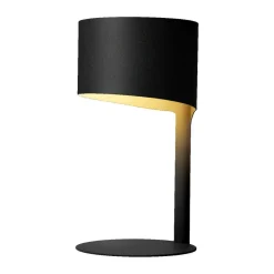 Pöytävalaisin Lucide Knulle Ø15x28,5cm 40W musta