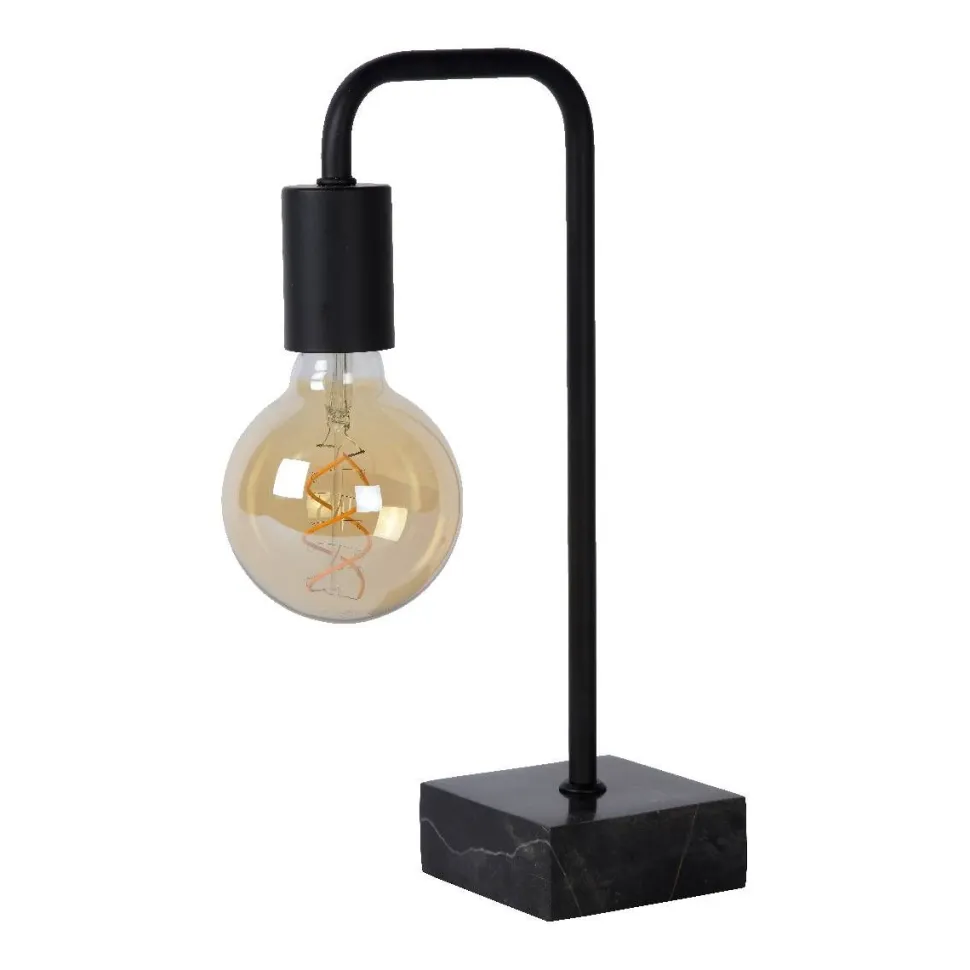 Pöytävalaisin Lucide Lorin 10x19,3x35cm 40W musta