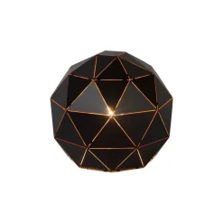 Pöytävalaisin Lucide Otona Ø25x22cm 60W musta