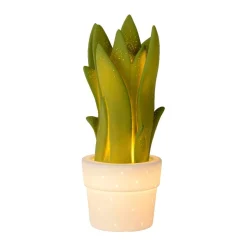 Pöytävalaisin Lucide Sansevieria 12x12,7x31,6cm 25W vihreä