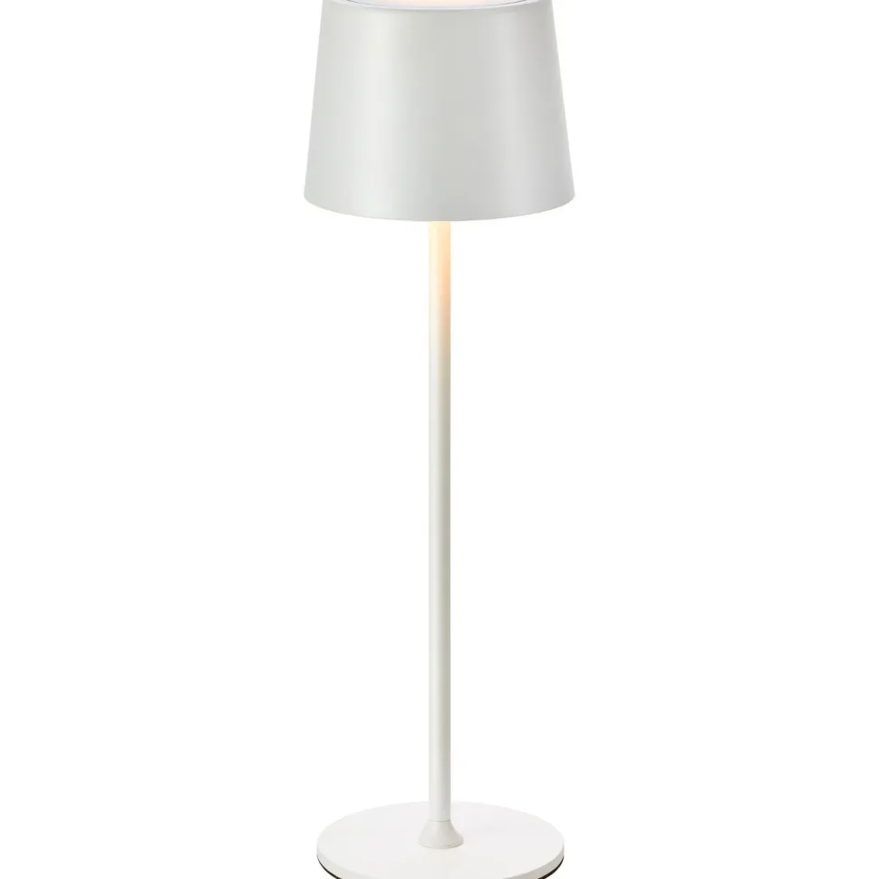 Pöytävalaisin Markslöjd Fiore 38cm IP44 ladattava himmennettävä musta