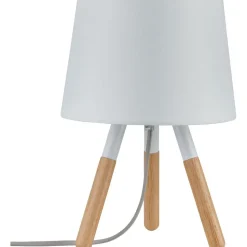 Pöytävalaisin Paulmann Neordic Berit E27 max. 20W White, Wood Fabric, Wood, Metal