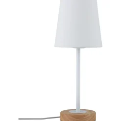 Pöytävalaisin Paulmann Neordic Stellan E27 max. 20W White, Wood Fabric, Metal, Wood