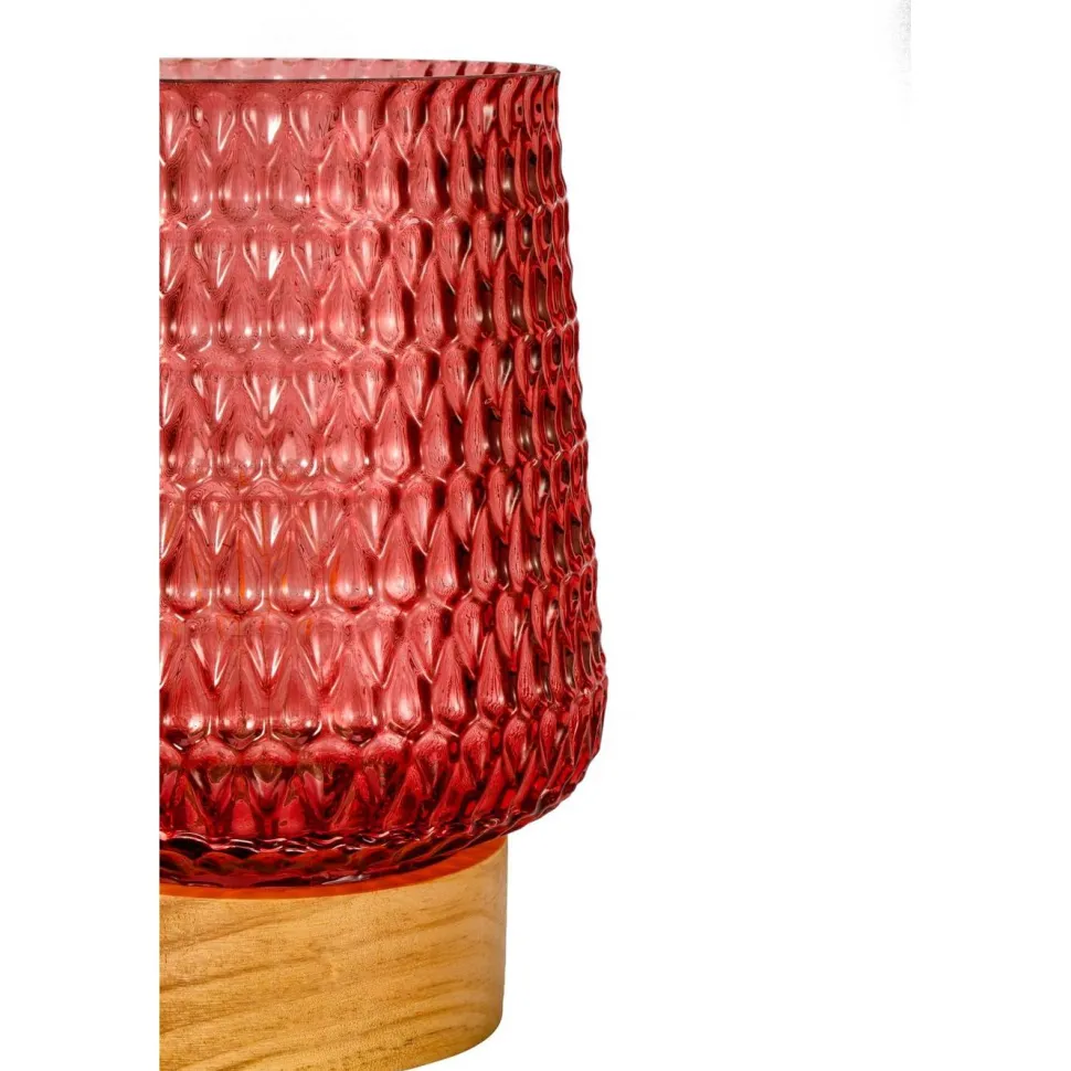 Pöytävalaisin Paulmann Pauleen Boho Shine, paristokäyttöinen, E27, 2700K, pinkki