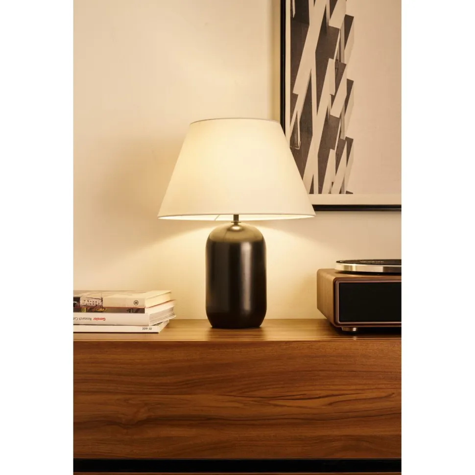 Pöytävalaisin Paulmann Pauleen Mystic Shine Ø35x44.5cm E14 max. 20W valkoinen/musta