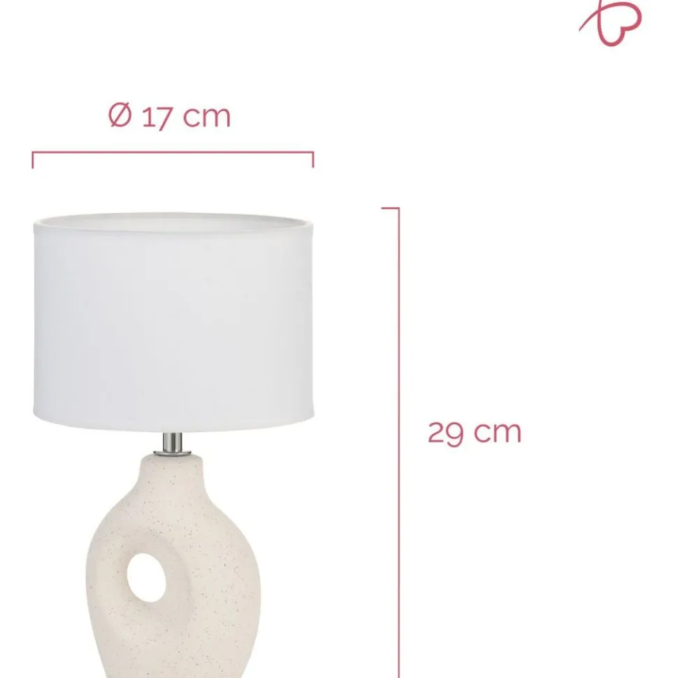 Pöytävalaisin Paulmann Pauleen Pure Crush, E14, valkoinen/beige