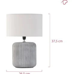 Pöytävalaisin Paulmann Pauleen Pure Shine, E14, harmaa/valkoinen