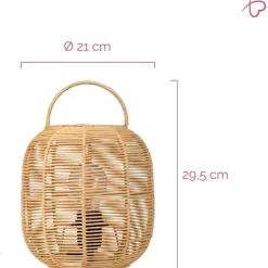 Pöytävalaisin Paulmann Pauleen Rose Glamour, E27, beige