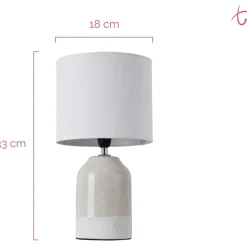 Pöytävalaisin Paulmann Pauleen Sandy Glow, E14, beige/valkoinen