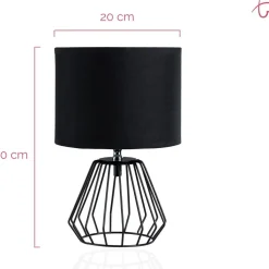 Pöytävalaisin Paulmann Pauleen Shiny Diamond, E27, musta