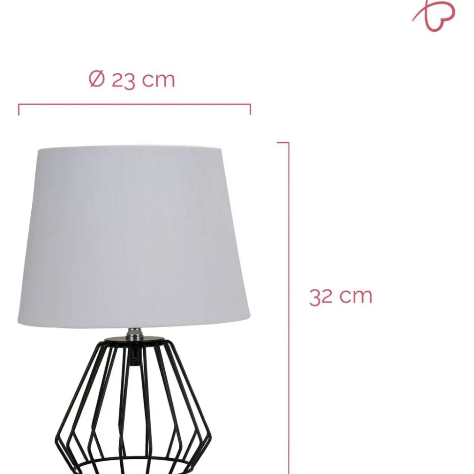 Pöytävalaisin Paulmann Pauleen Shiny Diamond, E27, vaaleanharmaa/musta