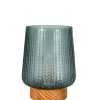 Pöytävalaisin Paulmann Pauleen Sparkling Glamour, paristokäyttöinen, E27, 2700K, turkoosi