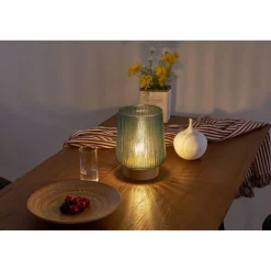 Pöytävalaisin Paulmann Pauleen Sparkling Glamour, paristokäyttöinen, E27, 2700K, turkoosi