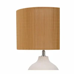 Pöytävalaisin Paulmann Pauleen Timber Glow, E27, beige/valkoinen