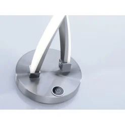 Pöytävalaisin Paul Neuhaus Polina LED 7,2W + 4,8W 230V 3000K 372+248 lm IP20 Ø 125mm teräs