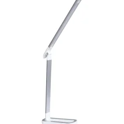 Pöytävalaisin Polux Madera, 35.8cm, valkoinen/hopea