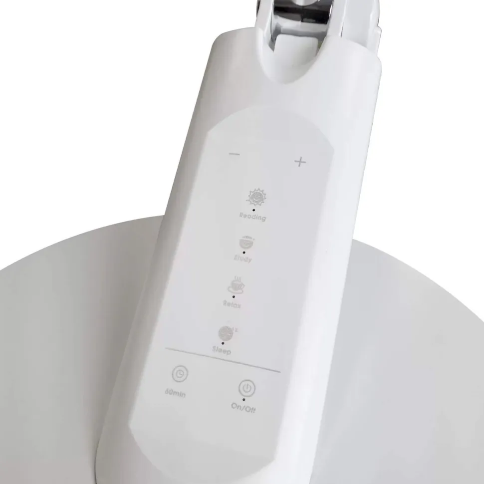 Pöytävalaisin Polux Optimum, 45cm, 7W, CCT, valkoinen
