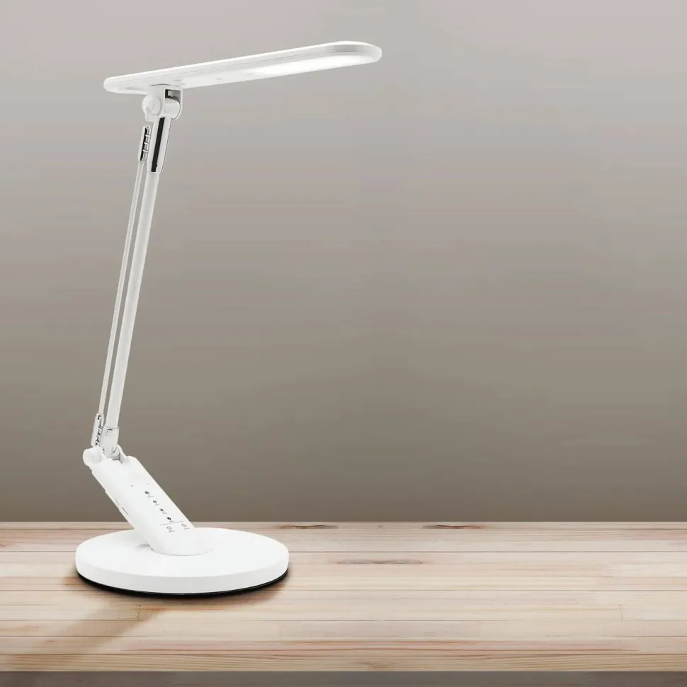 Pöytävalaisin Polux Optimum, 45cm, 7W, CCT, valkoinen