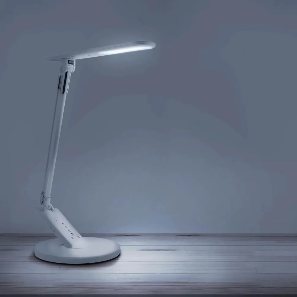 Pöytävalaisin Polux Optimum, 45cm, 7W, CCT, valkoinen