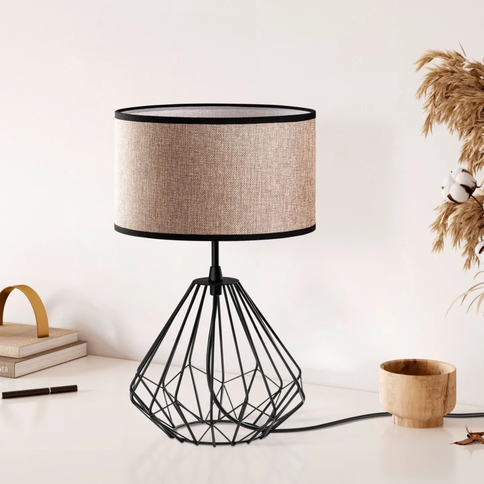 Pöytävalaisinsetti (2kpl) Linento Lighting Diamond, E27, musta