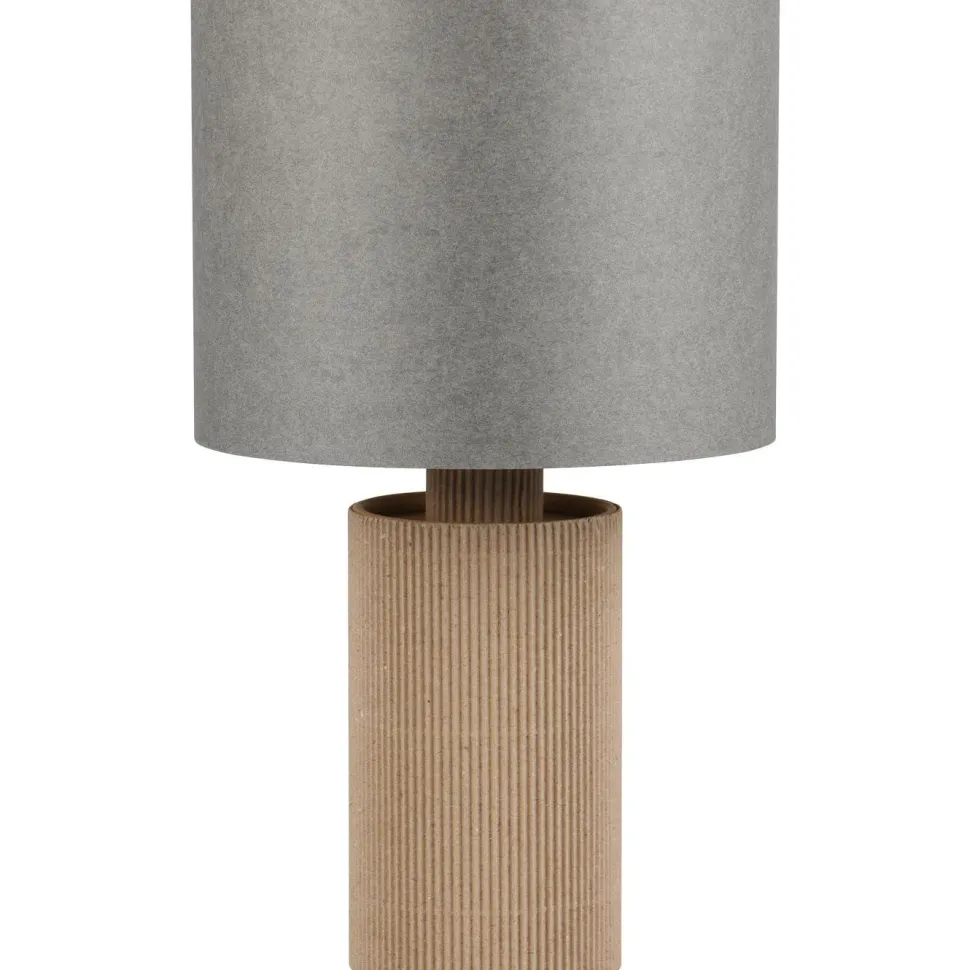 Pöytävalaisin Trio Canio, 28.5cm, E14, ruskea/harmaa