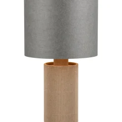 Pöytävalaisin Trio Canio, 28.5cm, E14, ruskea/harmaa