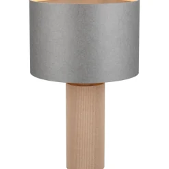 Pöytävalaisin Trio Canio, 48cm, E27, ruskea/harmaa