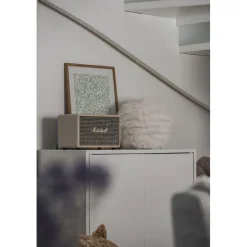 Pöytävalaisin Trio Furry, E27, hiekanvalkoinen