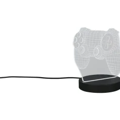 Pöytävalaisin Trio Joy LED RGB musta