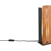 Pöytävalaisin Trio Karuni E27 musta/puu