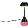 Pöytävalaisin Trio Tembo LED säädettävä värilämpötila RGB glitter musta
