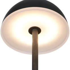Pöytävalaisin Trio Tembo LED säädettävä värilämpötila RGB glitter musta