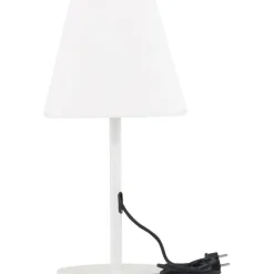 Pöytävalaisin Venture Home Moris, ulkokäyttöön, ø28x52cm, musta/valkoinen