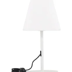 Pöytävalaisin Venture Home Moris, ulkokäyttöön, ø28x52cm, musta/valkoinen