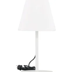 Pöytävalaisin Venture Home Moris, ulkokäyttöön, ø28x52cm, musta/valkoinen