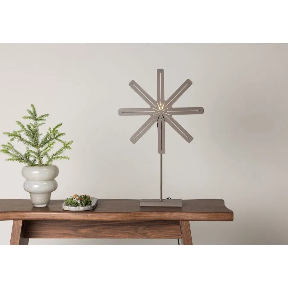 Pöytävalaisin Venture Home Säfsen, 40cm, mokka