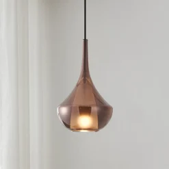 Riippuvalaisin Eglo Almoster Ø25cm E27 maks. 28W IP20 musta/kupari