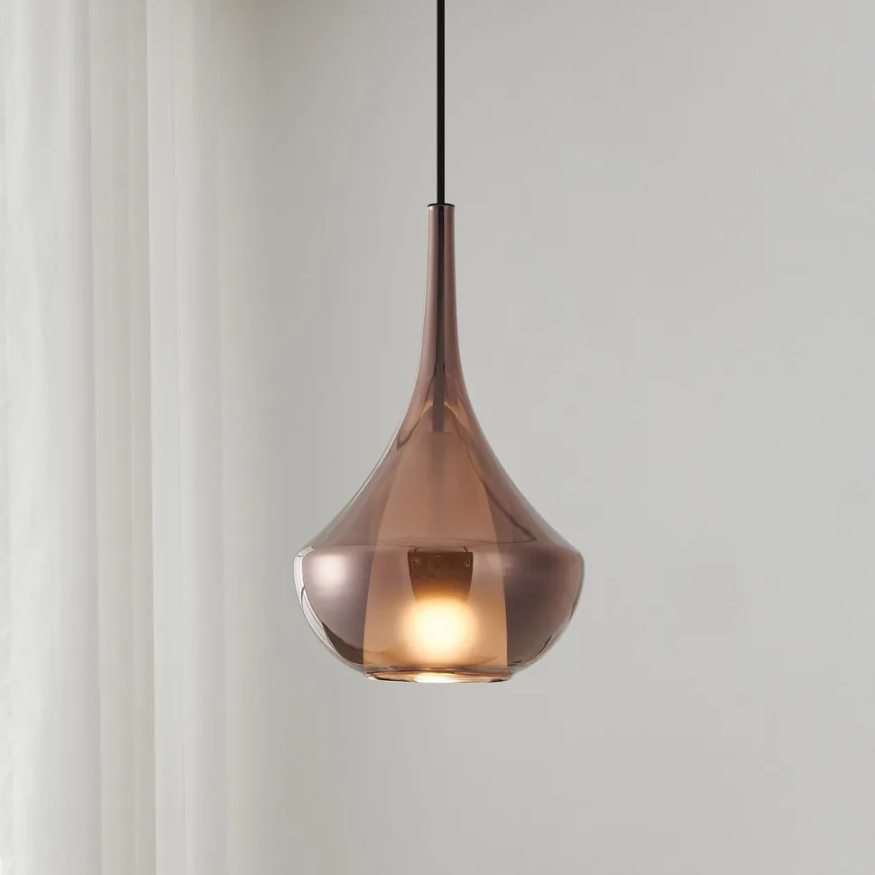 Riippuvalaisin Eglo Almoster Ø25cm E27 maks. 28W IP20 musta/kupari
