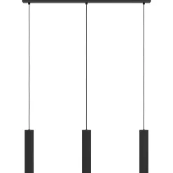 Riippuvalaisin Eglo Balamorta-z LED RGB CCT 3-osainen musta