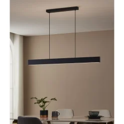 Riippuvalaisin Eglo connect.z Andreas-z, 117cm, 2xLED 19W, IP20, musta
