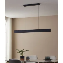 Riippuvalaisin Eglo connect.z Andreas-z, 117cm, 2xLED 19W, IP20, musta