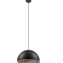 Riippuvalaisin Eglo Gaetano 2 Ø45cm kristallit E27 maks. 40W musta/kulta